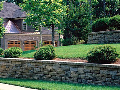 custom built retaining walls in Georgetown
