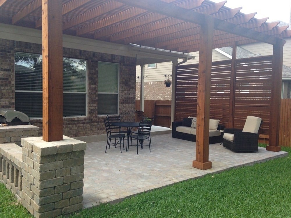 we build and design pergolas in central texas