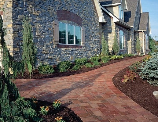 permeable paver driveway