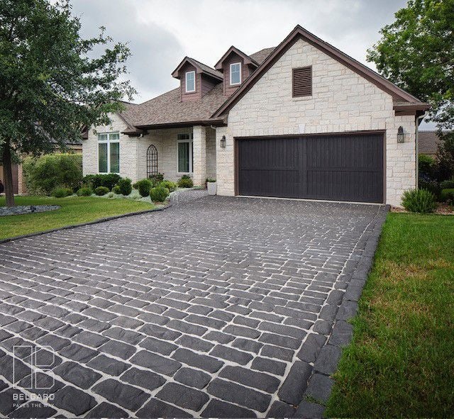 We install driveway pavers in Texas